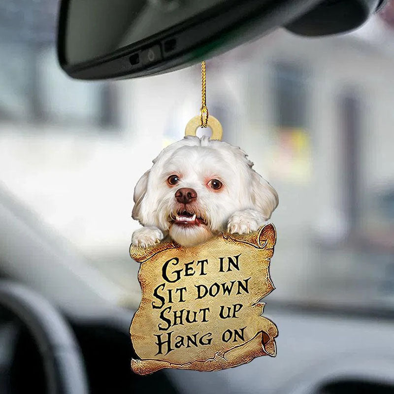 Lhasa Apso Get In Ornament GI051-Jolura