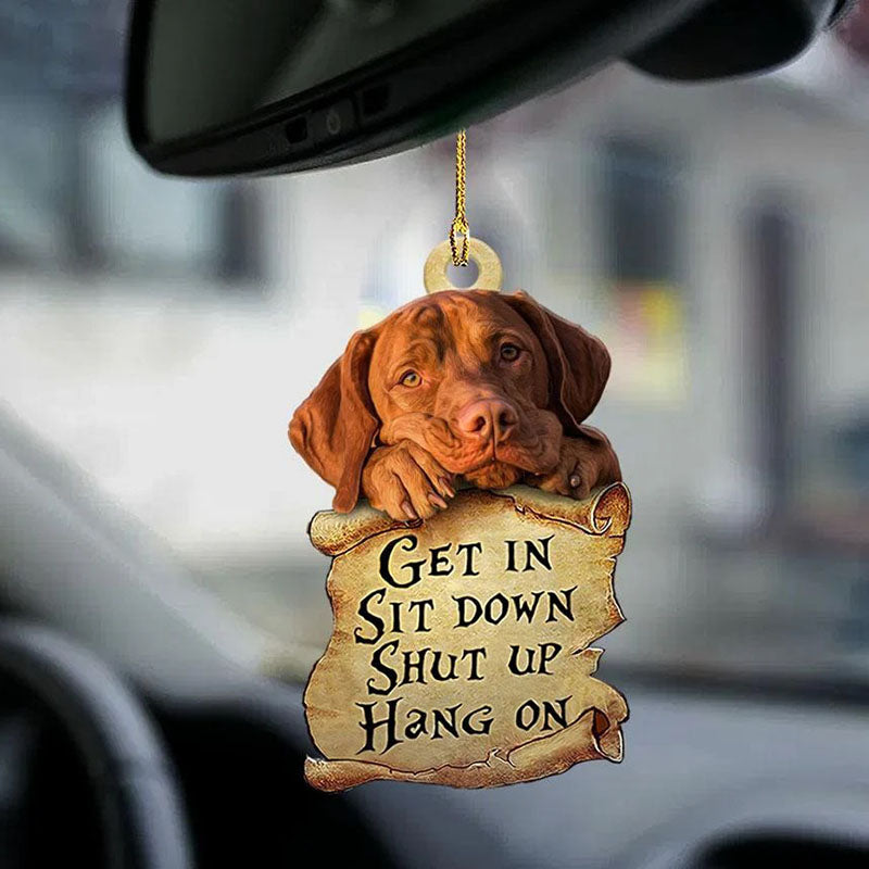 Vizsla Get In Ornament GI054-Jolura