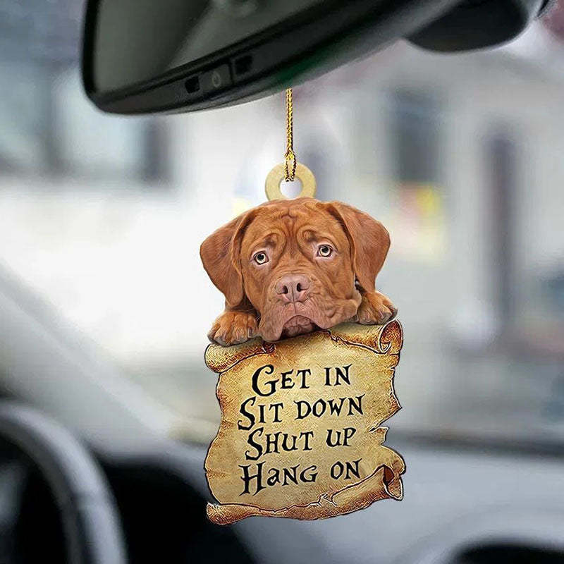 Dogue De Bordeaux Get In Ornament GI055-Jolura
