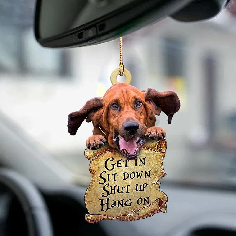 Bloodhound Get In Ornament GI059-Jolura