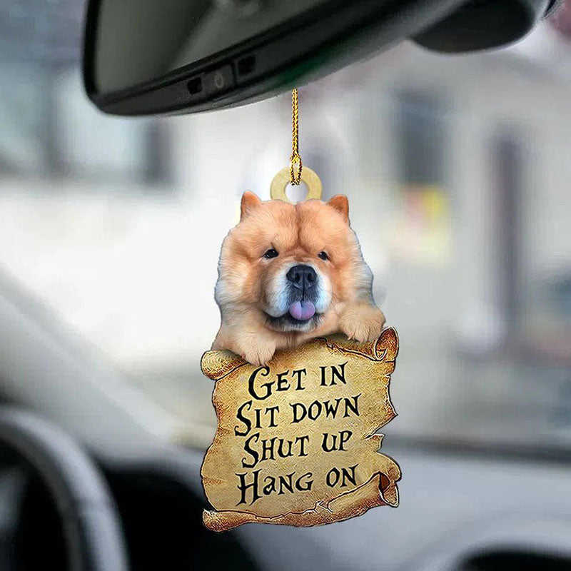 Chow Chow Get In Ornament GI064-Jolura