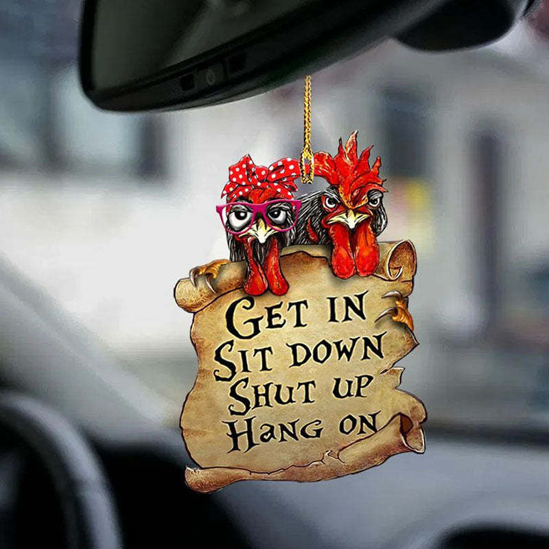 Chicken Get In Ornament GI081-Jolura