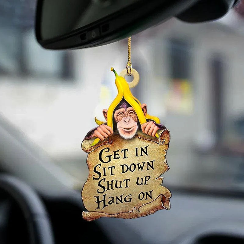 Monkey Get In Ornament GI082-Jolura