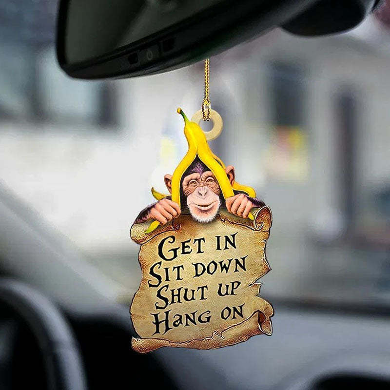 Monkey Get In Ornament GI082-Jolura