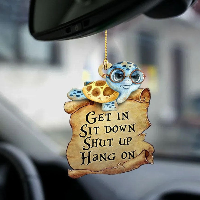 Turtle Get In Ornament GI084-Jolura