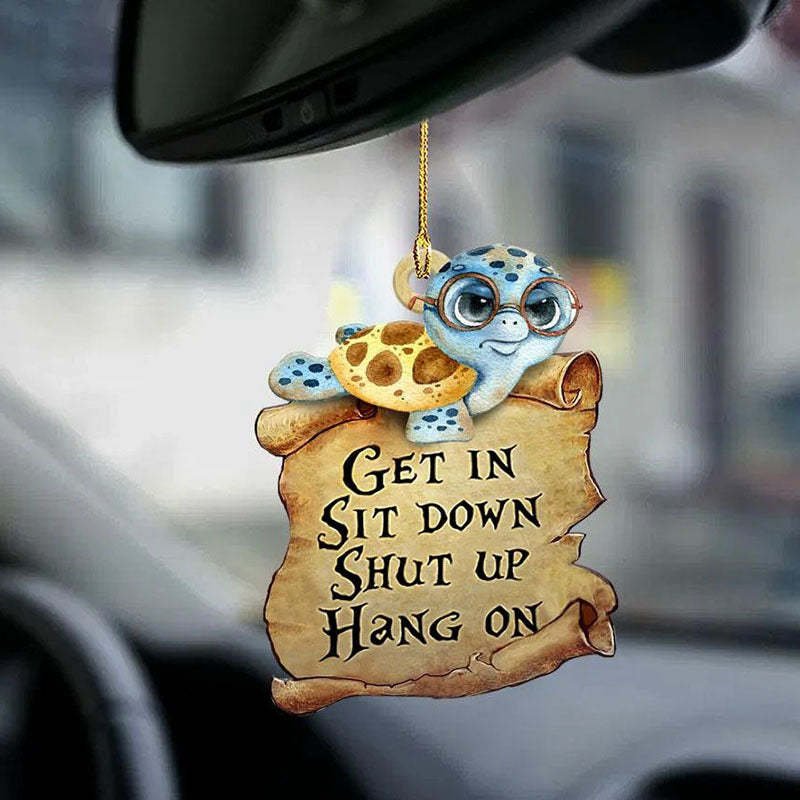 Turtle Get In Ornament GI084-Jolura