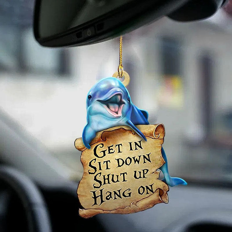 Dolphin Get In Ornament GI088-Jolura