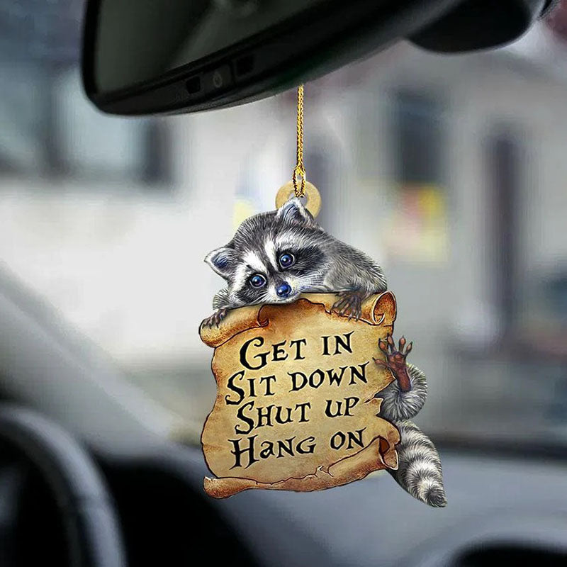 Raccoon Get In Ornament GI092-Jolura