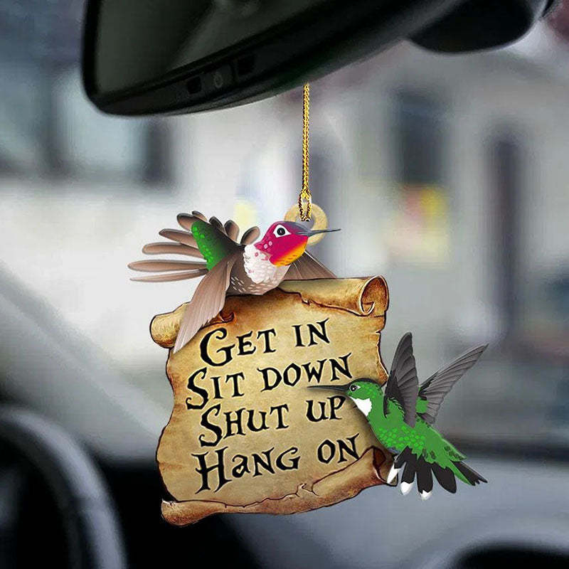 Hummingbird Get In Ornament GI095-Jolura