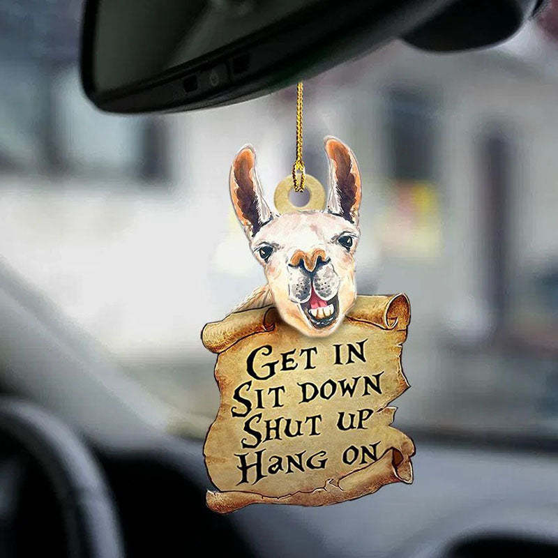 Llama Get In Ornament GI096-Jolura