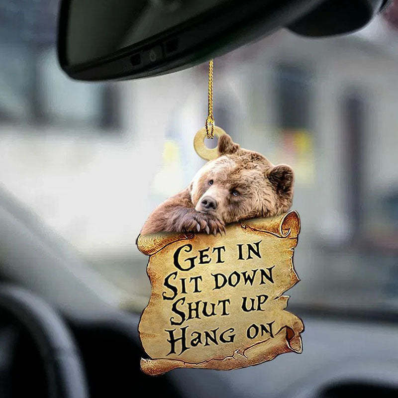 Grizzly Bear Get In Ornament GI099-Jolura