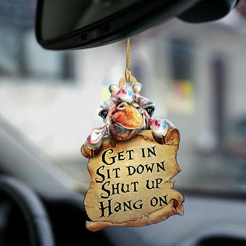 Giraffe Get In Ornament GI100-Jolura