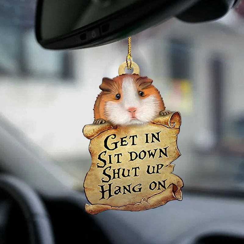 Guinea Pig Get In Ornament GI101-Jolura