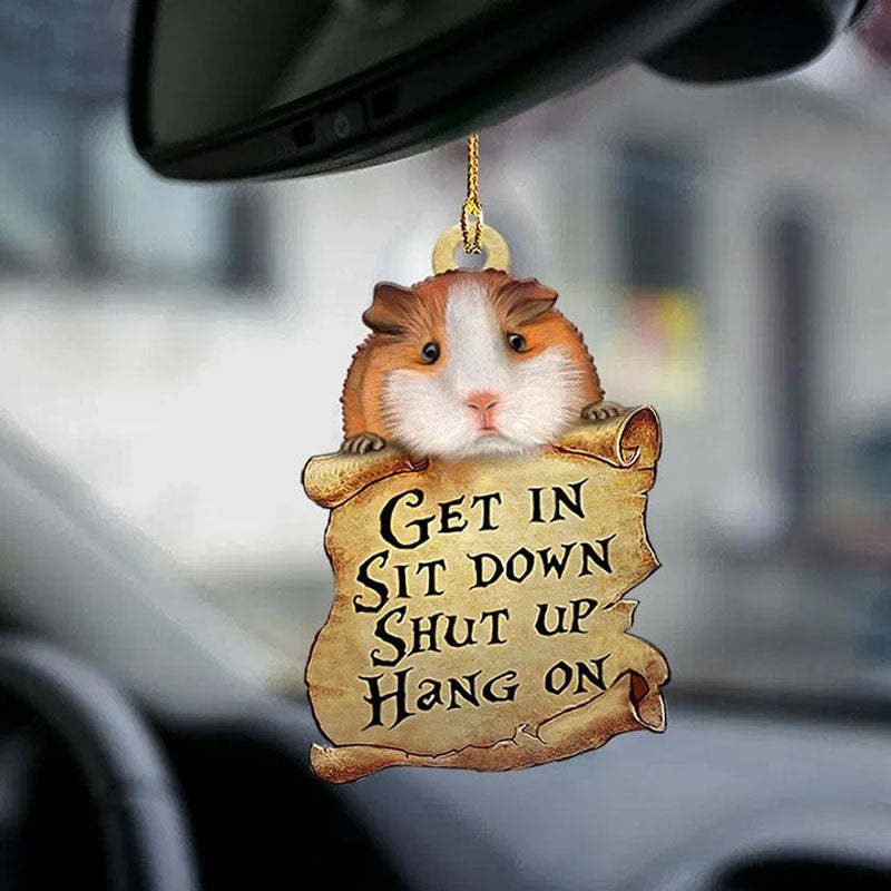 Guinea Pig Get In Ornament GI101-Jolura