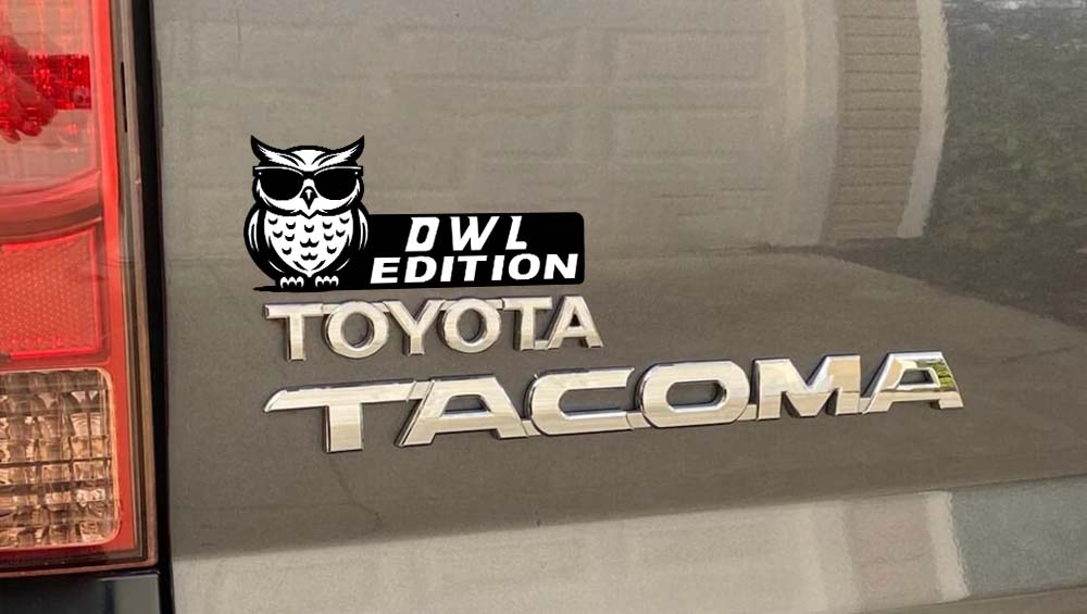 Owl With Sunglasses Car Badge Laser Cutting Car Emblem CE087-Jolura