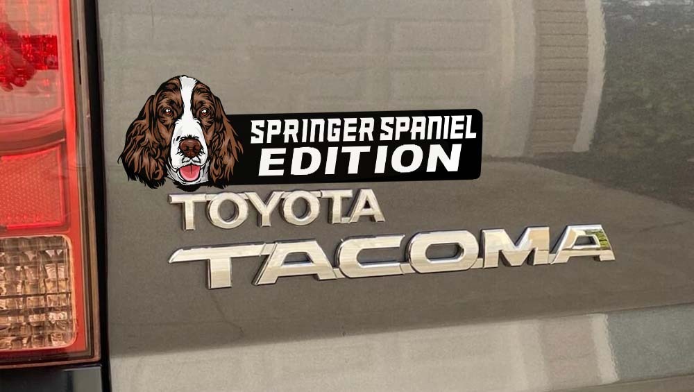 Springer Spaniel Car Badge Laser Cutting Car Emblem CE124-Jolura