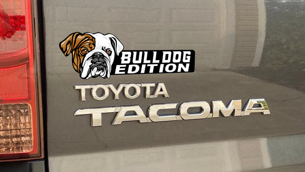 Olde English Bulldog Car Badge Laser Cutting Car Emblem CE153-Jolura