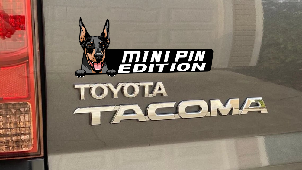 Miniature Pinscher Car Badge Laser Cutting Car Emblem CE158-Jolura