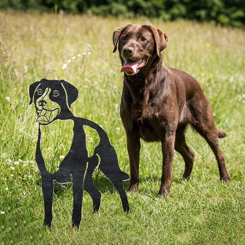 Labrador Retriever Metal Silhouette-Jolura