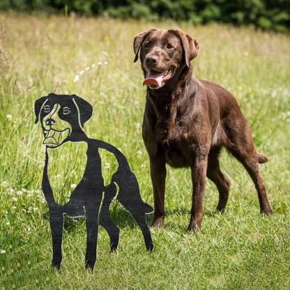 Labrador Retriever Metal Silhouette-Jolura