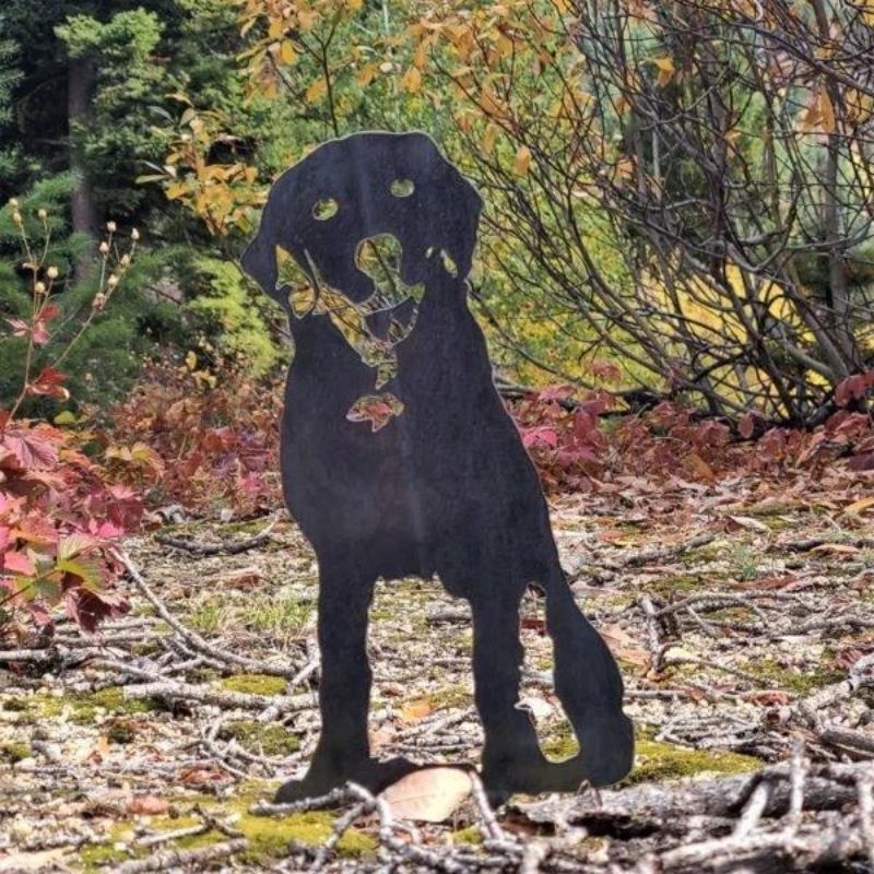 Labrador Retriever Metal Silhouette-Jolura
