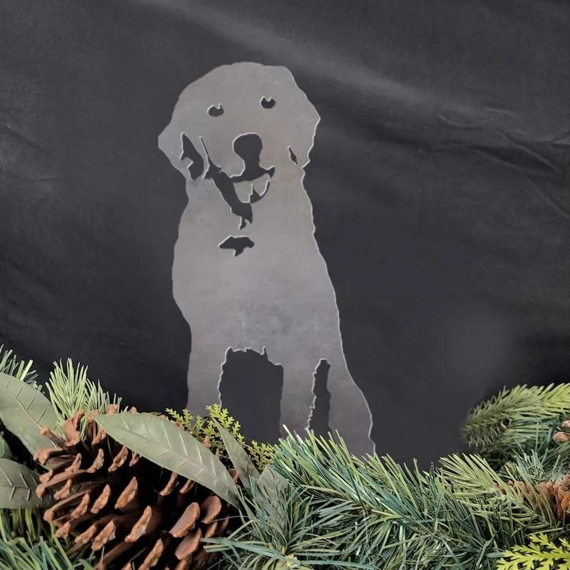 Labrador Retriever Metal Silhouette-Jolura