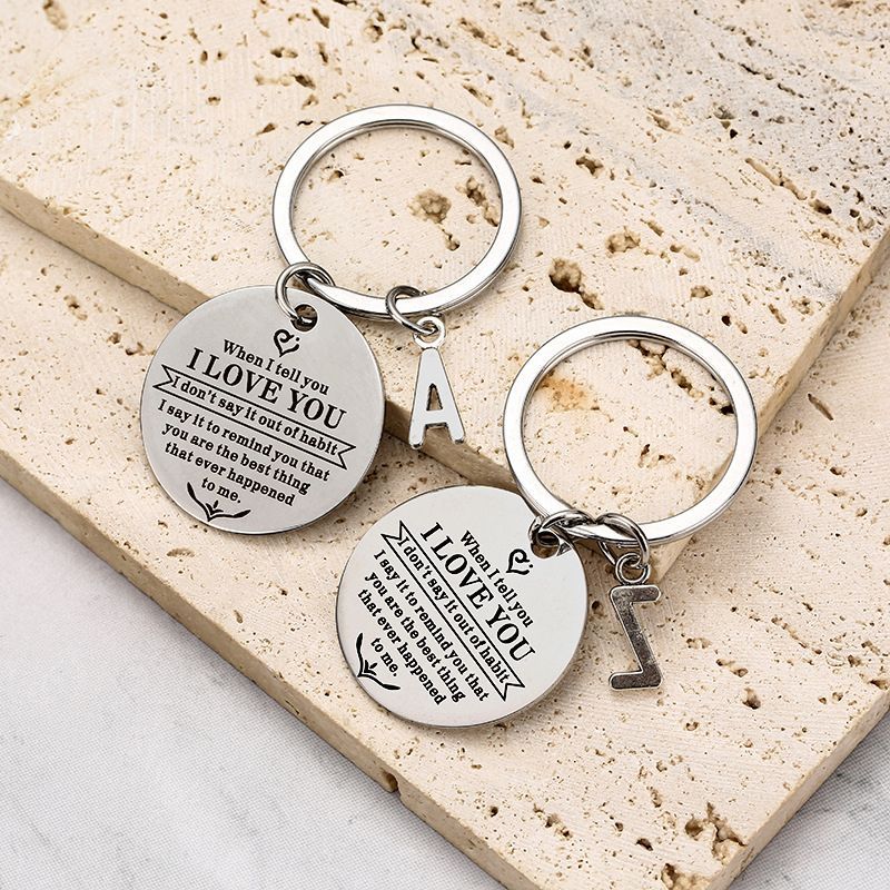 When I tell you I LOVE YOU Keychain-Jolura