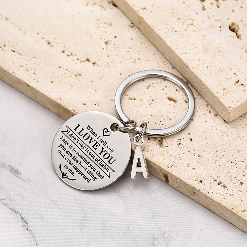 When I tell you I LOVE YOU Keychain-Jolura