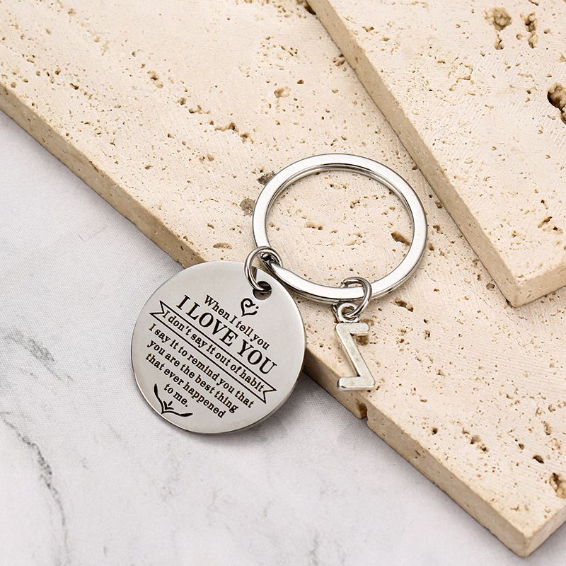 When I tell you I LOVE YOU Keychain-Jolura