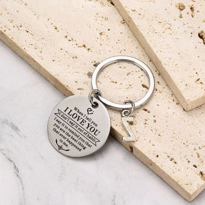 When I tell you I LOVE YOU Keychain-Jolura