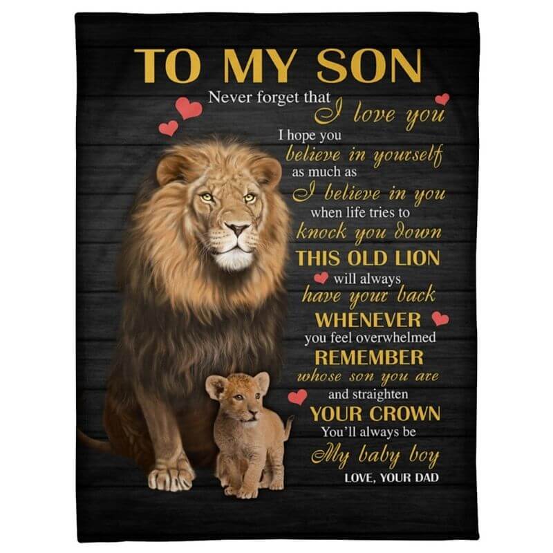 To My Son - From Dad - A384 - Premium Blanket-Jolura