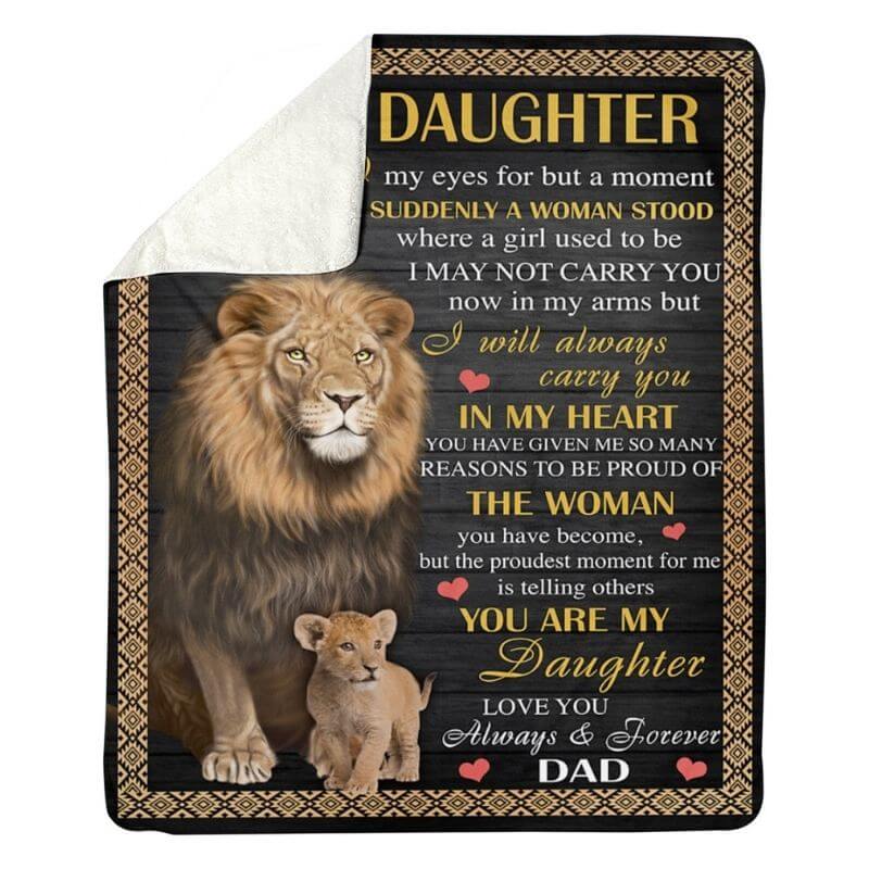 To My Daughter - From Dad - A383 - Premium Blanket-Jolura