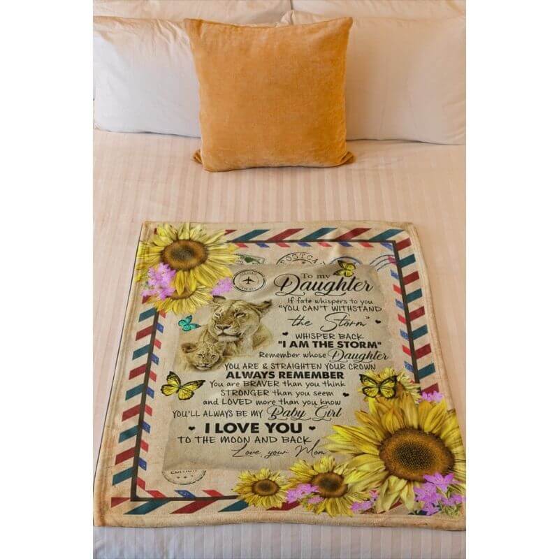 To My Daughter - From Mom  - A374 - Premium Blanket-Jolura