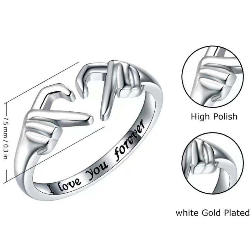 To My Beautiful Daughter - I Love You Forever Ring-Jolura