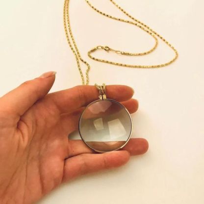 To My Mom - Magnifying Glass Pendant Necklace-Jolura