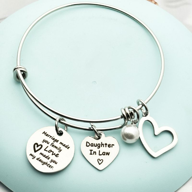 To My Daughter-in-law - Marriage Made You Family Love Made You My Daughter - Adjust Bracelet-Jolura