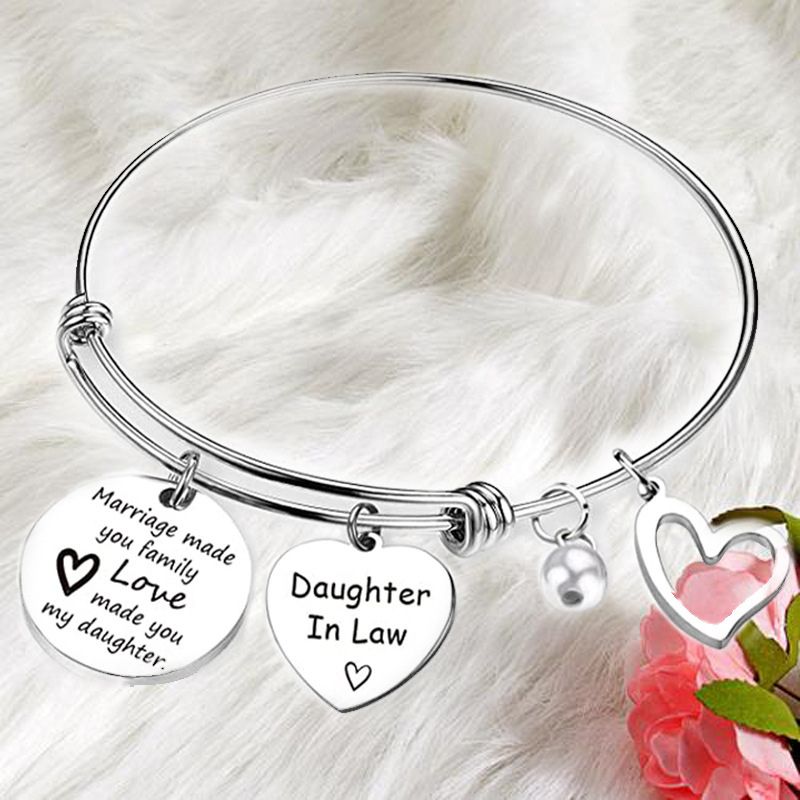To My Daughter-in-law - Marriage Made You Family Love Made You My Daughter - Adjust Bracelet-Jolura