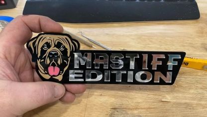 Mastiff Car Badge Laser Cutting Car Emblem CE044-Jolura