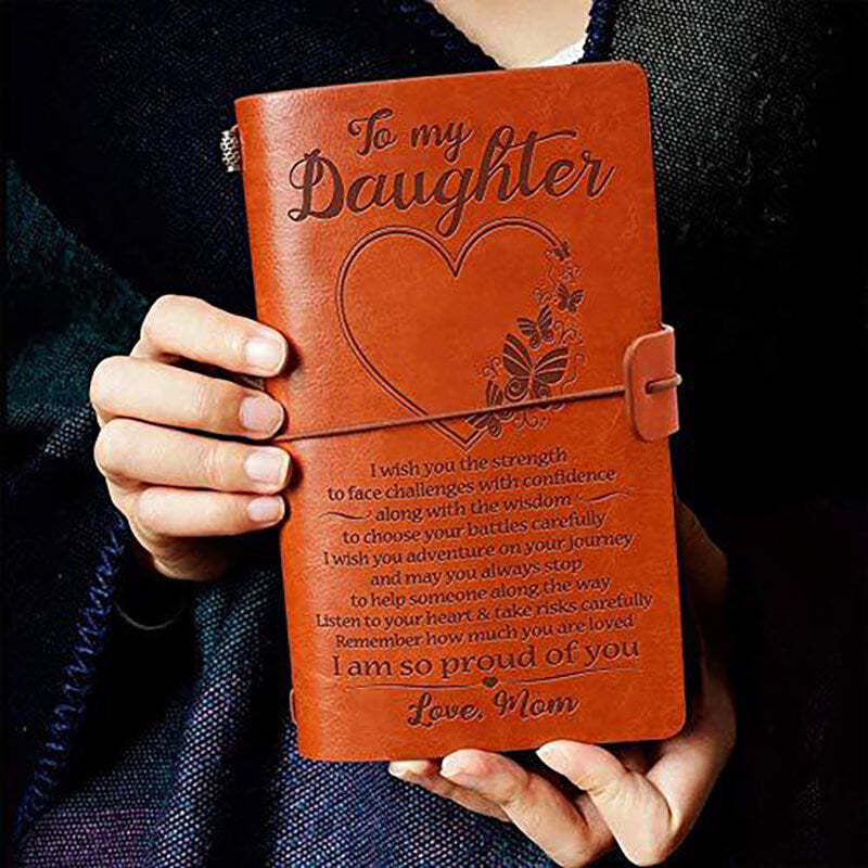 Mom To Daughter - I Am So Proud Of You - Vintage Journal Notebook-Jolura