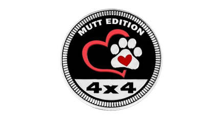 Mutt Edition Car Badge Laser Cutting Car Emblem CE045-Jolura