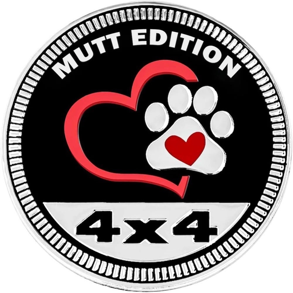 Mutt Edition Car Badge Laser Cutting Car Emblem CE045-Jolura