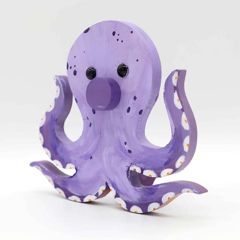 Handmade Glasses Stand F266 Lovely Octopus-Jolura