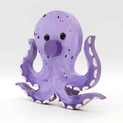 Handmade Glasses Stand F266 Lovely Octopus-Jolura