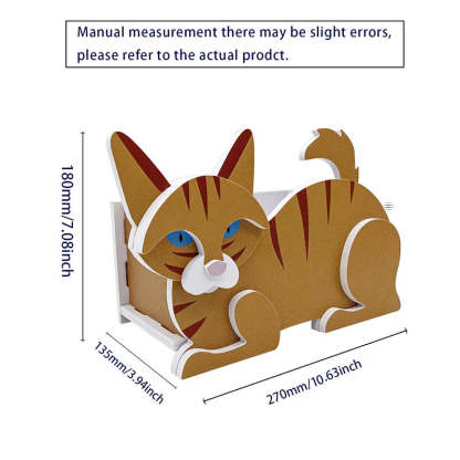 Orange Cat Planter AP073-Jolura