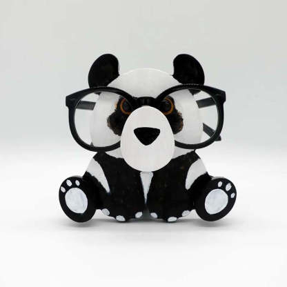 Handmade Glasses Stand F264 Lovely Panda-Jolura