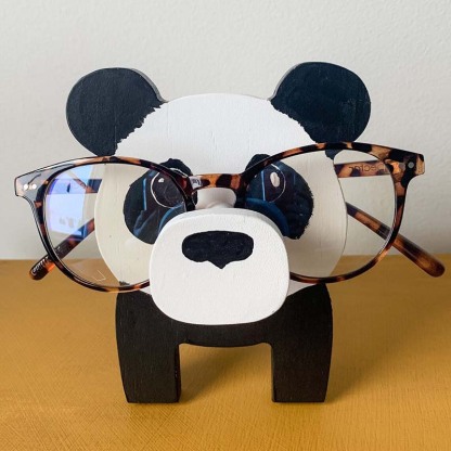 Handmade Glasses Stand F277 Big Eyes Panda-Jolura