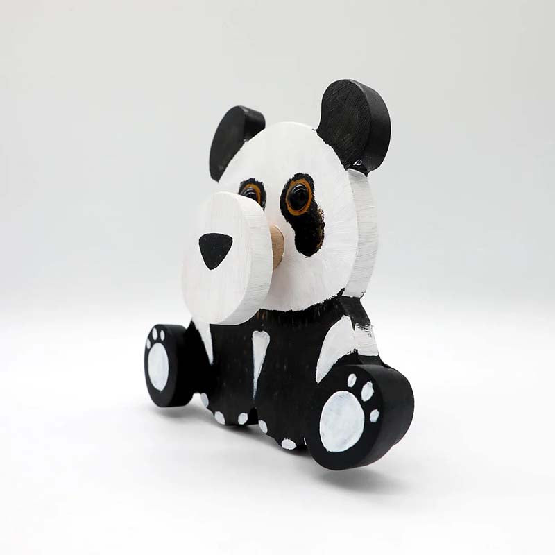 Handmade Glasses Stand F264 Lovely Panda-Jolura