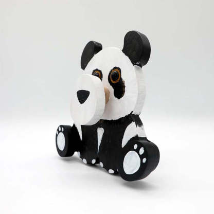 Handmade Glasses Stand F264 Lovely Panda-Jolura