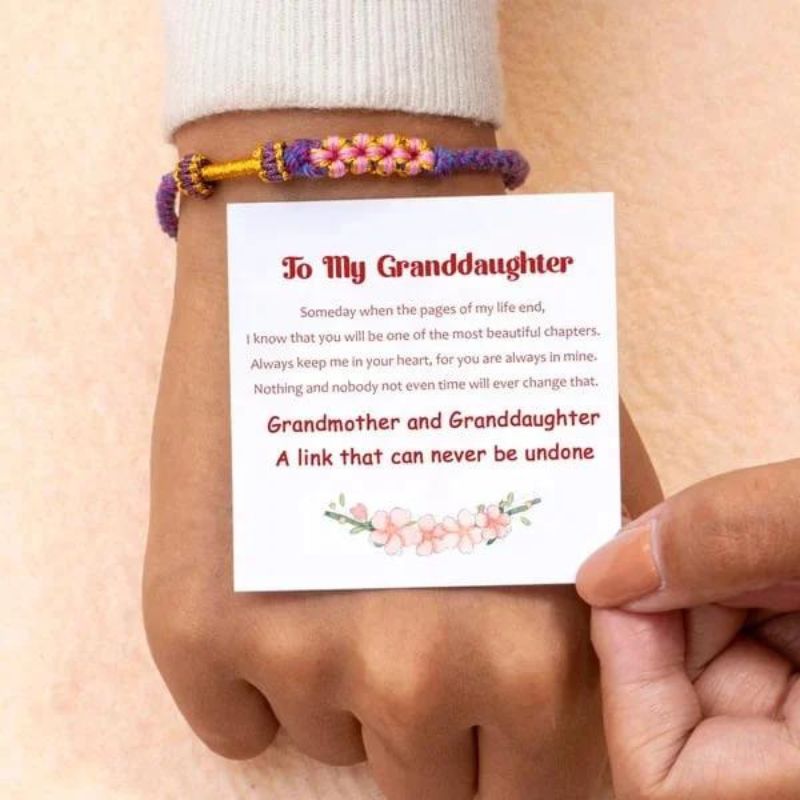 To My Granddaughter - Peach Blossom Bracelet-Jolura