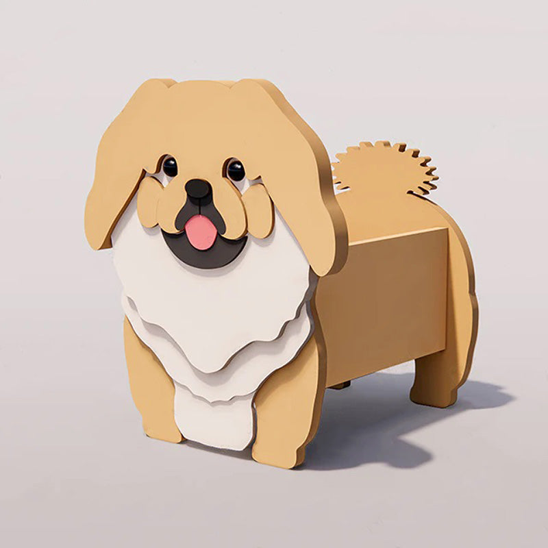 Pekingese Planter AP111-Jolura